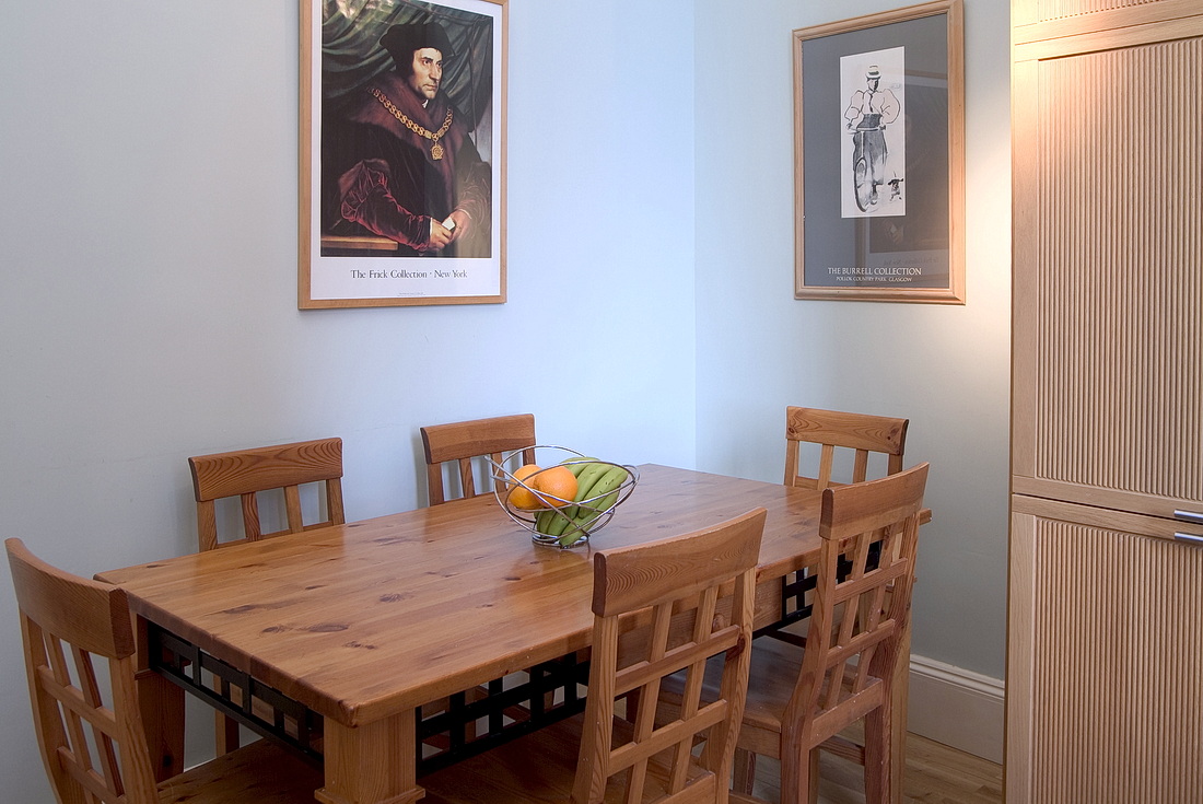 Kitchen dining table seating six
